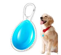 Ruwshuuk Luz de cuello para perros, luces para perros para caminar por la noche,Luz de collar para perros por la noche recargable | Accesorios de mascotas con colgante anti-perdición para correr