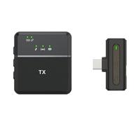 Ruwshuuk Micrófono de Solapa Inalámbrico - Micrófono de Solapa con Reducción de Ruido e Inalámbrico, para Teléfono,para Vlogging Audio de Video Streaming en Cámara Ordenador