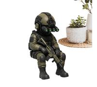 Ruwshuuk Modelo de Soldado | Decoración Coleccionable Impresa en 3D,Estatua Realista Soldado Decoración Escritorio,para Hogar Oficina Escritorio Estantería Vitrina Monitor PC Sala Gaming Chicos