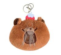Ruwshuuk Monedero de Felpa Carpincho,Monedero Carpincho - Lindo y Divertido Bolso de Felpa de Capibara - Adorable Bolso de Animales de Peluche de Capibara, Bolso de Mano, Bolsa de Almacenamiento