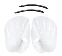 Ruwshuuk Palas de natación, remo para nadar, palas de mano para natación regresiva, equipo de entrenamiento para adultos, cómodas aletas ergonómicas, accesorios para profesionales
