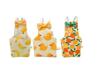 Ruwshuuk Pañal para loros | Pelele Volo Pañales Pájaros Ropa, 3 Piezas Algodón Transpirable Con Correas, Ropa Lavable Para Periquitos Canarios Ara Halloween