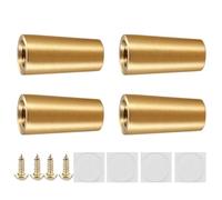 Ruwshuuk Patas de metal para muebles, patas de madera para muebles, almohadillas antideslizantes modernas para nivelación en moquetas, azulejos, terraza e interiores