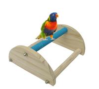 Ruwshuuk Pestro de polluelo para brooder, sipone polluelo - Soporte para peces percas de madera segura, juguete para pájaros grandes, loros