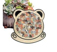 Ruwshuuk Puzzles Animales | Juego Cerebral Challenge Lógica - de colores a juego para niños niñas jóvenes mayores amigos preescolares juego de mesa decoración de casa materna