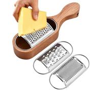 Ruwshuuk Rallador De Queso Manual | Herramienta Trituradora de Cocina de Metal,Rallador Para Cocina - para Verduras Zanahoria Chocolate Frutas y Mantequilla en Hogar