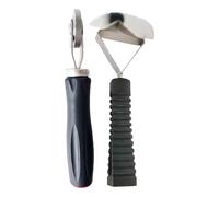 Ruwshuuk Raspador para revestimiento interior de neumáticos, amoladora para reparación de neumáticos,Amoladora de rodillo raspador para reparación de neumáticos de metal 2X | Rodillo con mango