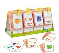 Ruwshuuk Sight Word Games, Toddler Flash Cards - 96 piezas Words Educational Sight Words Building Game - Suministros de escuela sensorial para niños de aprendizaje temprano
