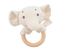 Ruwshuuk Sonajero De Peluche, Juguete Sonajero de Animales Tiernos, Mordedor de Peluche Para Agarrar Con Forma de Elefante, Oso, Conejo y León Para Primera Infancia