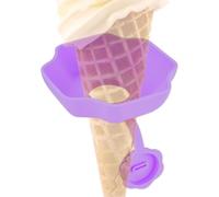 Ruwshuuk Soporte para paletas de hielo para niños, para paletas de hielo sin reutilizable sin | Sirvientes de golosinas, monturas pop stick atrapa las gotas