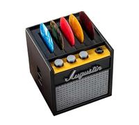 Ruwshuuk Soporte para púas de Guitarra, Soporte para púas de Guitarra para Amplificador,Contenedor de púas de Guitarra con diseño de Altavoz Amplificador | Caja de Almacenamiento para púas de