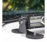 Ruwshuuk Soportes para Luces | Soportes De Luces con Base Magnética para Coche | De Succión Sin Taladro Aleación De Aluminio para Techos De Coche SUV Camionetas Todoterreno Lámparas