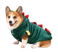 Ruwshuuk Sudaderas con capucha para cachorros, ropa para gatos y perros, sudaderas suaves de dinosaurio para gatos y perros, ropa para mascotas, disfraz divertido para perro, gato