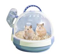 Ruwshuuk - Transportador para animales de compañía, transportador para pequeños animales, jaulas antimasticación para hámsters para pequeños animales - jaulas seguras para hámster, estuche de viaje
