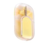 Ruwshuuk Trituradores de pastillas para ancianos, cortador de pastillas - Grinder de píldora reutilizable - Caja de almacenamiento de medicina portátil, organizadores de tabletas portátiles para