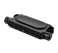 Ruwshuuk Ventilador Refrescante Para Coche | Ventilador De Circulación De Aire,Silencioso Portátil 3 Velocidades Para Conducción Viajes Autocaravana Camión Tráfico Diario Excursiones