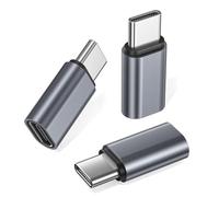 RUXELY Adaptador Extensión USB Tipo C 3Pack,PD 100 W 40 Gbps USBC Macho a Hembra Convertidor Extensor,Thunderbolt 4 3 Conector Extensor para Otterbox Case iPhone 17 16 Pro MAX,MacBook Pro,Samsung S25