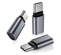 RUXELY Adaptador Extensión USB Tipo C 3Pack,PD 100W USBC 3.1 Gen2 Convertidor Extensor Hembra a Macho,Conector Thunderbolt 3 para iPhone 15 16,Mac,iPad Pro 10,Otterbox,Galaxy S25 S24 A55,Z Fold Flip 6