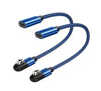 RUXELY Cable Adaptador de Carga USB C a Auriculares Shokz 2 Pack,Adaptador de Carga Magnético Shokz,Cable Corto Tipo C para After-Shokz Aeropex Mini AS800,Open Run S803,OpenRun Pro S810,OpenComm 2 UC