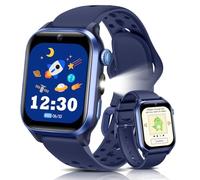 RUXINGX Reloj Inteligente Niño, 1,52" Smartwatch con Cámara HD, 170+ Modos Deportivos y 20 Juegos, Frecuencia Cardíaca, Audiolibro, Mascotas Electrónicas, Sueño, IP68, Regalo para Niños 3-14 Años Azul