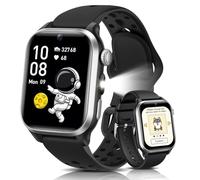RUXINGX Reloj Inteligente Niño, 1,52" Smartwatch con Cámara HD, 170+ Modos Deportivos y 20 Juegos, Frecuencia Cardíaca, Audiolibro, Mascotas Electrónicas, Sueño, IP68 Regalo para Niños 3-14 Años Negro