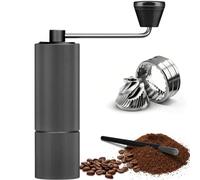Ruycllo Molinillo de Café Manual, Portátil Molinillo Cafe Manual con Muela Cónica de Acero Inoxidable, 30 Niveles Ajustables & Capacidad de 30g para Espresso, Moka, French Press, Pour Over, Aeropress