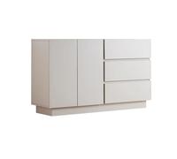 ruyi-1986 Aparador Tipo bufé Aparador Buffet, gabinete de Almacenamiento Cocina con Acento Madera, Moderno Barra café for, Comedor, Entrada, Sala Estar(100x40x80cm)
