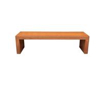 ruyi-1986 Banco jardín Banco sin Respaldo for Exteriores, Silla de jardín de Madera, for Porche, Patio, Asiento de Patio Banco Exterior