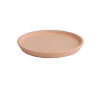 ruyi-1986 Bandeja para Plantas Maceta Redonda de cerámica Concisa for Flores, Bandeja Goteo, Ideal for Interior y Exterior(Orange)