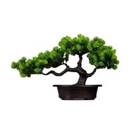 ruyi-1986 Bonsái Artificial Bonsái de Pino Artificial, Adornos árbol Falsos, simulación Paisaje plástico for decoración del hogar y la habitación