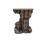 ruyi-1986 Bonsais del Pedestal Base de exhibición for Plantas Decorativas for el hogar, con imitación de Rocas, for Sala de Estar, balcón y jardín Base de los Bonsais