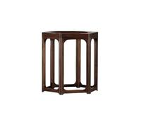 ruyi-1986 Bonsais del Pedestal Estante for Plantas enanas de Interior, Ideal for Estudio en casa, salón de té, balcón, Base de Madera de Nogal for bonsáis. Base de los Bonsais