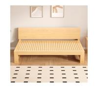 ruyi-1986 Cama Plegable Cama Plegable de Madera Maciza, Extensible, Multifuncional, Doble Uso, tamaño pequeño, con Empalme Sencillo(Pequeño)