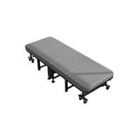 ruyi-1986 Cama Plegable Sillón for el hogar, atención hospitalaria, Cama Individual, Siesta en la Oficina, Plegable(Negro,Pequeño)