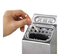 ruyi-1986 Ceniceros de pie Ceniza for Zona de Fumadores montada en la Pared, Pilar for Colillas Cigarrillos, Cilindro Colgante for Exteriores(Negro)