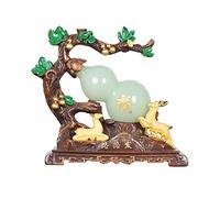 ruyi-1986 Estatua de Buda Decoración de Calabaza, Muebles for el hogar, Sala de Estar, Porche, inauguración de la casa, Nueva colección de Regalos for el hogar Adorno de Feng Shui(Grande)