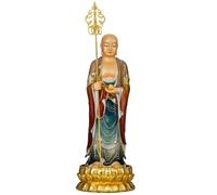 ruyi-1986 Estatua de Buda Estatua de Buda de Cobre Puro for Sala de Estar, Adorno de pie, decoración Feng Shui Adorno de Feng Shui(XL)