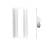 ruyi-1986 Extractor de Aire Extractor de Aire 2 en 1 for Cocina, baño, luz LED, Techo, Universal, Ultrafino, 9 cm, iluminación y ventilación. Ventiladores de baño