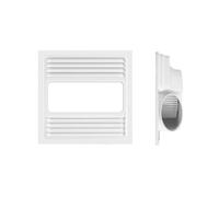 ruyi-1986 Extractor de Aire Ventilador de Techo Universal Ultrafino de 9 cm con iluminación y ventilación 2 en 1 for Cocina y baño con luz LED Ventiladores de baño