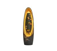 ruyi-1986 Fuentes de Exterior Fuente de Estilo Europeo, humidificador de Agua circulante con Rueda Feng Shui for Sala de Estar, decoración paisajística de Oficina. Fuentes de Suelo(Negro)