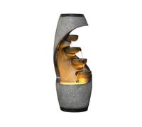 ruyi-1986 Fuentes de Exterior Fuente de pie for Exteriores de 127 cm, Cascada Decorativa for jardín, Porche, Patio, decoración artística for el hogar Fuentes de Suelo