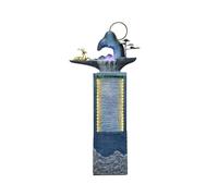 ruyi-1986 Fuentes de Exterior Paisaje de Agua fluyente, Moderno Paisaje Circular de Agua, Entrada, terraza, Fuente, rocalla, decoración de Suelo. Fuentes de Suelo