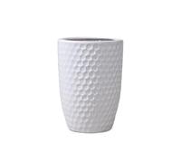 ruyi-1986 Jardinera Maceta de cerámica Blanca nórdica for el hogar, Sencilla, Grande, con Textura Personalizada, Adorno Decorativo Macetas(Grande)