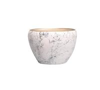 ruyi-1986 Jardinera Macetero De Cerámica De Gran Calibre Interior Y Exterior Árbol De La Fortuna Verdes Suculentas Simples Macetas(Blanco,Grande)