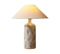 ruyi-1986 Lámparas de Mesa Lámpara de Mesa cerámica Retro con Adornos for Sala Estar y Dormitorio