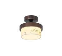 ruyi-1986 Lámparas de Techo Lámpara de Techo con Estampado Tela for Entrada, balcón, Estilo Medieval, Retro, Decorativa