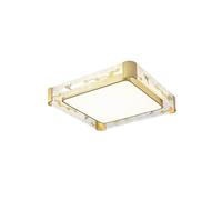 ruyi-1986 Lámparas de Techo Lámpara de Techo Decorativa Interior con Base Cobre for Dormitorio, balcón, Pantalla Cristal