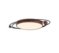 ruyi-1986 Lámparas de Techo Lámpara de Techo for Dormitorio, Creativa, Retro, Decorativa, con Base Hierro y Pantalla acrílica