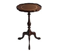 ruyi-1986 Mesas auxiliares Mesa Redonda Dorada de Estilo Retro, Mesa Auxiliar for sofá, Mesa de Esquina for Sala de Estar, Mesa de Almacenamiento for Dormitorio