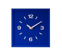 ruyi-1986 Reloj de Pared Minimalist Art-Style Wall Clock Deep Blue, Silent Operation Battery Powered